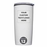 Personalized 20 oz Plastic Tumblers Set of 12