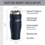 THERMOS 16 oz Vacuum-Insulated Travel Tumbler - Blue