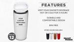 Personalized 20 oz Plastic Tumblers Set of 12