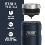 THERMOS 16 oz Vacuum-Insulated Travel Tumbler - Blue