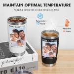 Personalized 20oz Stainless Steel Tumbler with Straw