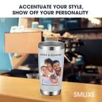 Personalized 20oz Stainless Steel Tumbler with Straw
