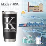 Custom Engraved Tumbler - 20 Oz Coffee Cup