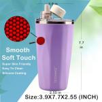 20oz Stainless Steel Insulated Tumbler with Straw