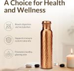 Cleo Home 32 Oz Pure Copper Water Bottle