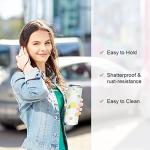 10 Pack 20 OZ Skinny Sublimation Tumblers with Straws