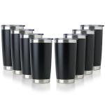 20oz Stainless Steel Insulated Travel Tumblers, 8 Pack
