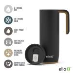 Ello Magnet 18oz Insulated Travel Mug - Matte Black