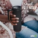Ello Magnet 18oz Insulated Travel Mug - Matte Black
