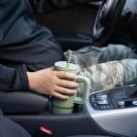 30oz Insulated Tumbler with Handle and Straw