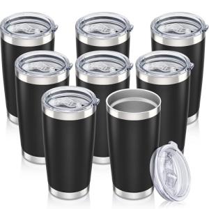 Orebigo 20 oz Insulated Stainless Steel Tumblers 8 Pack