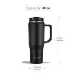 EALGRO 40 oz Insulated Tumbler with Handle