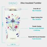 20 oz Stainless Steel Insulated Tumbler - Dragonfly
