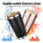 YEBTS 20 oz Stainless Steel Insulated Tumbler