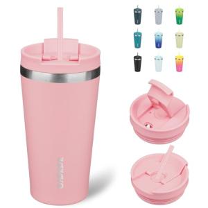 Light Pink 18oz Insulated Stainless Steel Tumbler