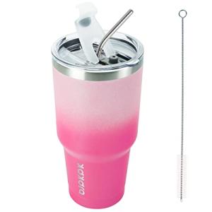 30 oz Cherry Blossom Tumbler with Lid & Straw