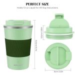 MOMSIV 12oz Insulated Travel Mug with Lid