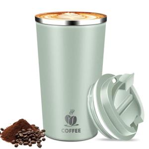 17oz Insulated Travel Coffee Mug with Flip Lid