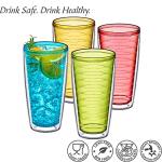 Abby Alaska 24-Oz Insulated Plastic Tumblers Set