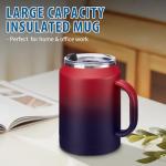 VICKNIY 50oz Stainless Steel Tumbler with Straw