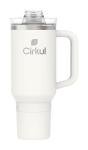 Cirkul 40oz Pearl Stainless Steel Tumbler with Handle