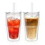 2 Pack Double Wall Insulated Glass Tumblers