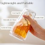 2 Pack Double Wall Insulated Glass Tumblers
