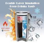 Beer-Inspired Insulated Tumbler Cup, 20 Oz