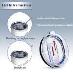 Beer-Inspired Insulated Tumbler Cup, 20 Oz