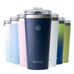 Wavetopia Insulated 16 Oz Travel Coffee Tumbler