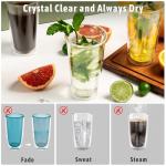 Freshmage 16oz Insulated Tumbler Cups - 4 Pack