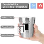 8-Pack Insulated Stainless Steel Tumblers, 10 oz