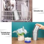 8-Pack Insulated Stainless Steel Tumblers, 10 oz