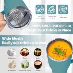 30 oz Insulated Tumbler with Handle and Straw