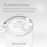 40 oz Easy Clean Pro Tumbler with Straw