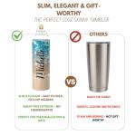 Personalized Beach Tumbler | 20oz Stainless Steel