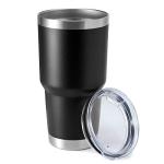 30oz Black Stainless Steel Insulated Tumbler