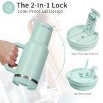 40oz Insulated Stainless Steel Tumbler with Handle