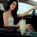 Labulabla 40oz Insulated Tumbler with Straw