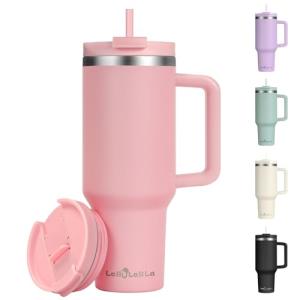 Labulabla 40oz Insulated Tumbler with Handle