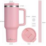 Labulabla 40oz Insulated Tumbler with Handle