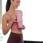 Labulabla 40oz Insulated Tumbler with Handle