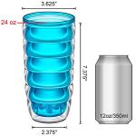 Abby Arctic 24-Ounce Insulated Tumbler Set of 4