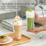 20oz Double Wall Glass Tumblers 4-Pack