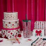 Martha Stewart Floral Insulated Tumbler with Straw