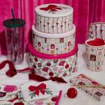 Martha Stewart Floral Insulated Tumbler with Straw