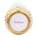 Lilly Pulitzer Gold Stemless Champagne Tumbler 10 Oz