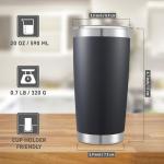 Cool Yoleb 20 oz Insulated Stainless Steel Tumbler