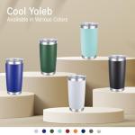 Cool Yoleb 20 oz Insulated Stainless Steel Tumbler