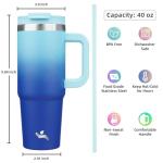 Konokyo 40 oz Insulated Tumbler with Handle